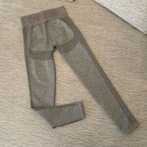 Gymshark flex legging small khaki marl